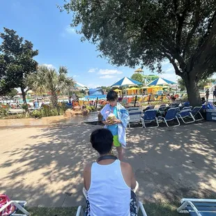 Wave pool and Seating