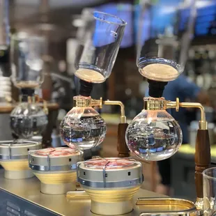 a variety of coffee makers