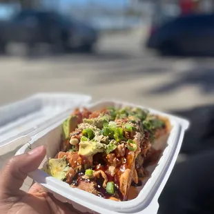 Spicy Ahi Nachos