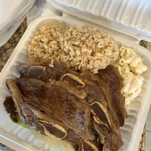 Kalbi Short Ribs with Brown Rice