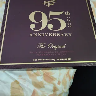 My 95th anniversary  box