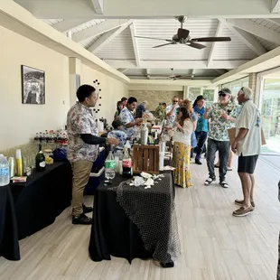 Our food and beverage area of venue