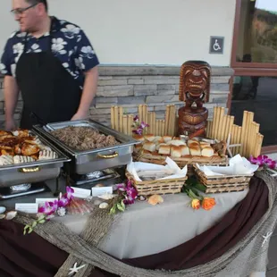 Buffet Table.
