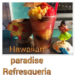 Este es un delicioso fruti raspa de tamarindo natural refrescantemente delicioso!!!!