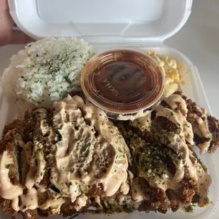 Dynamite Katsu with katsu sauce