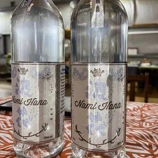 two bottles of water