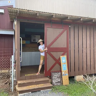 Here is the Pick Up Shed or shop.