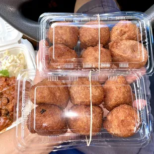 Taro mochi balls!  Onolicious!