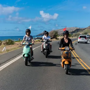 Having fun while exploring Oahu with friends!