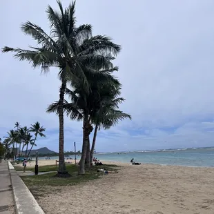Gorgeous boardwalk type area around the beach