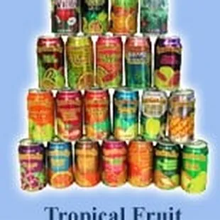 tropical fruit drinks and nectars