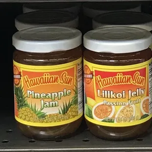 two jars of pineapple jam