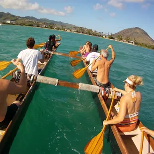 Canoe trip in the bay