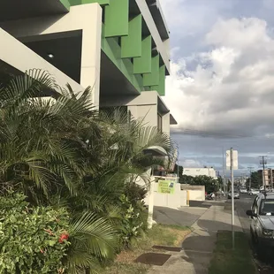 The outside near McCully Street