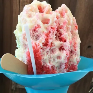 Strawberry shave ice