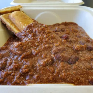 KC Waffle Dog with Chili