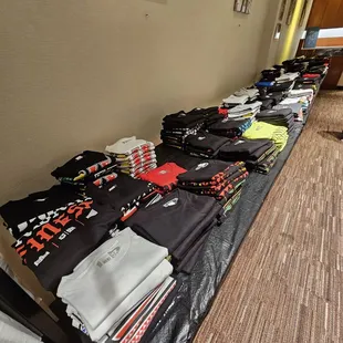 Wide variety of t-shirts