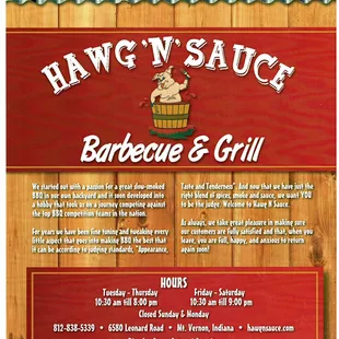Menu Cover
