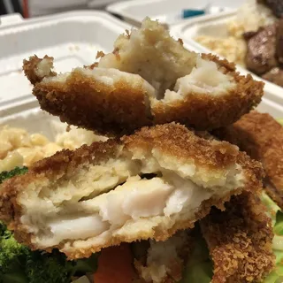 Fish and BBQ Chicken