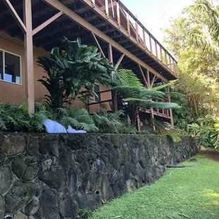 Entire bottom of house.