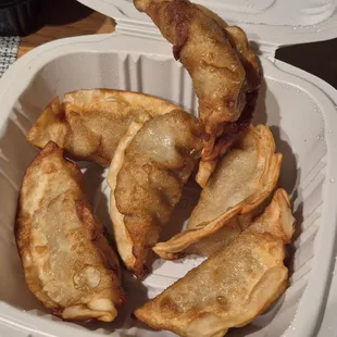 "Pan Fried" potstickers