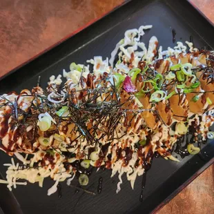 Loaded fried potatoes