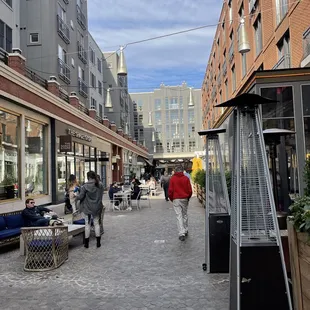 Outside of the restaurant