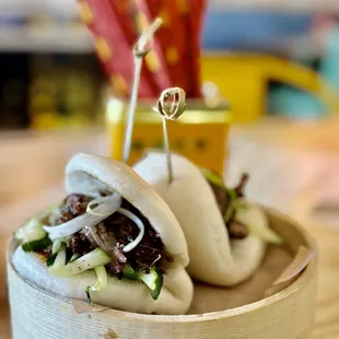 Duck Bun~ it was sooo good~ could be better if there a tad bit less sauce