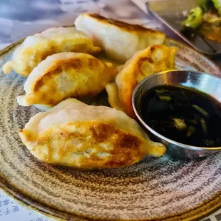 Yi-Yi&apos;s chicken dumplings ($10)