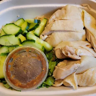 KMG with sauce, broth separate