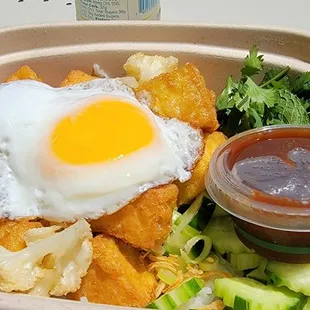 Add an egg to the Tofu bowl