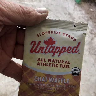 My energy/fuel that will help me to cycle home from swimming