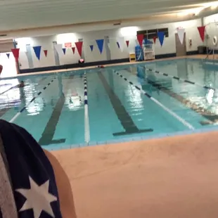 Soon I'll be swimming laos in the chlorinated water