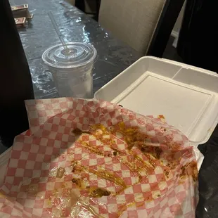 Food got smashed!
