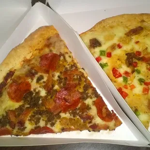 Carnivore&apos;s Delight and That&apos;s Amore pizzas