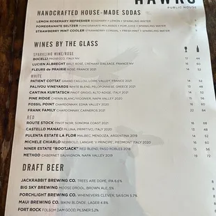 Wine List