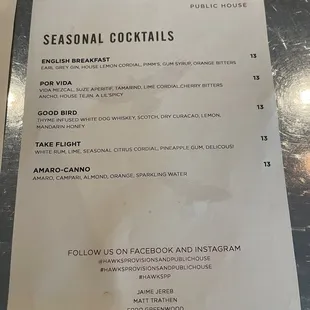 Cocktails