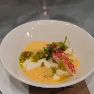 Lobster parfait so good!