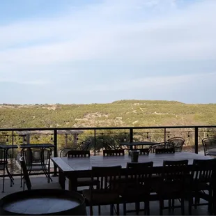 Open indoor/outdoor space (even had blankets for use during colder months!)