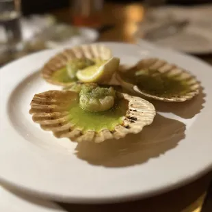 Charcoal Roasted Scallops