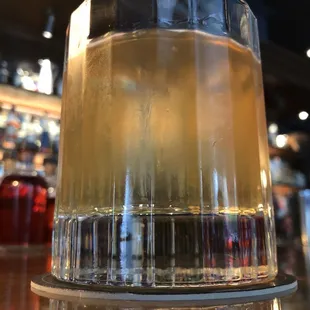 Full Fat Old Fashioned Elijah Craig Bourbon, Salted Brown Butter, Extra-aged Rye