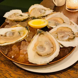 Beautiful Island Creek oysters. The balsamic mignonette was outstanding.