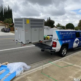 Initial delivery of Bosch unit.