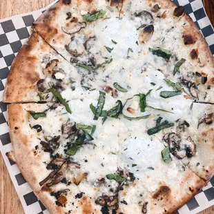 The truffle shuffle pizza!