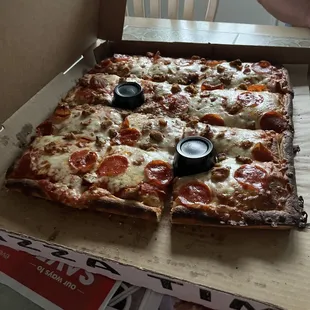 Sicilian sausage and pepperoni