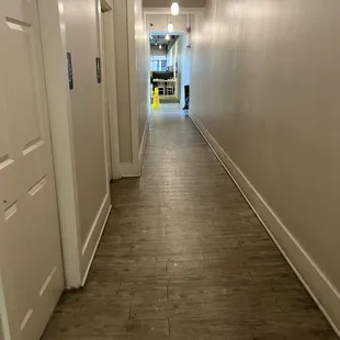 the hallway you walk down to get all takeout.
