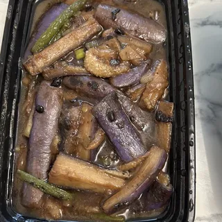 D63 Stir-fry Eggplant with String Bean