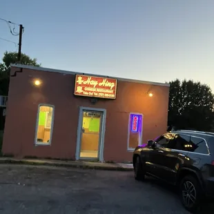 The building