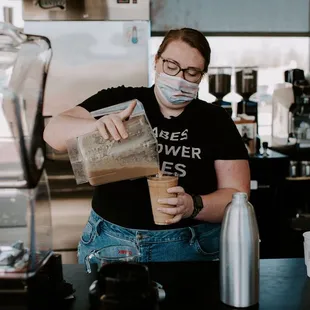Blended espresso