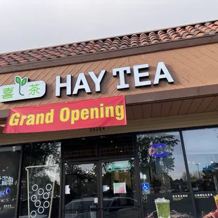 Hay Tea Store Front, Rosemont Square Shopping Center, Newark, CA.